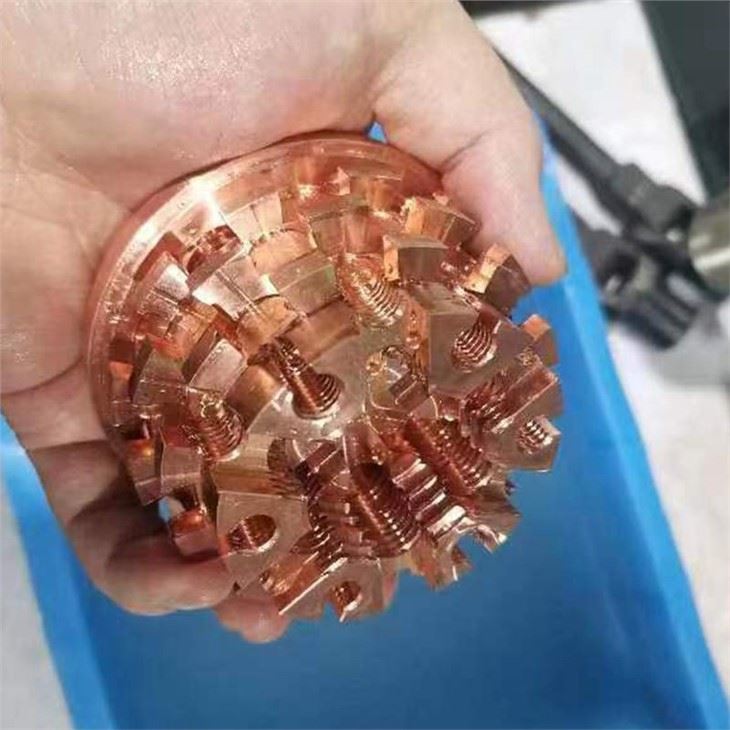 Copper Cnc Turned Cnc Milled Parts (4)